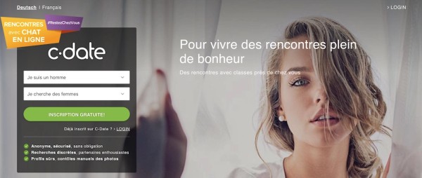 Aperçu du site de rencontre C-Date